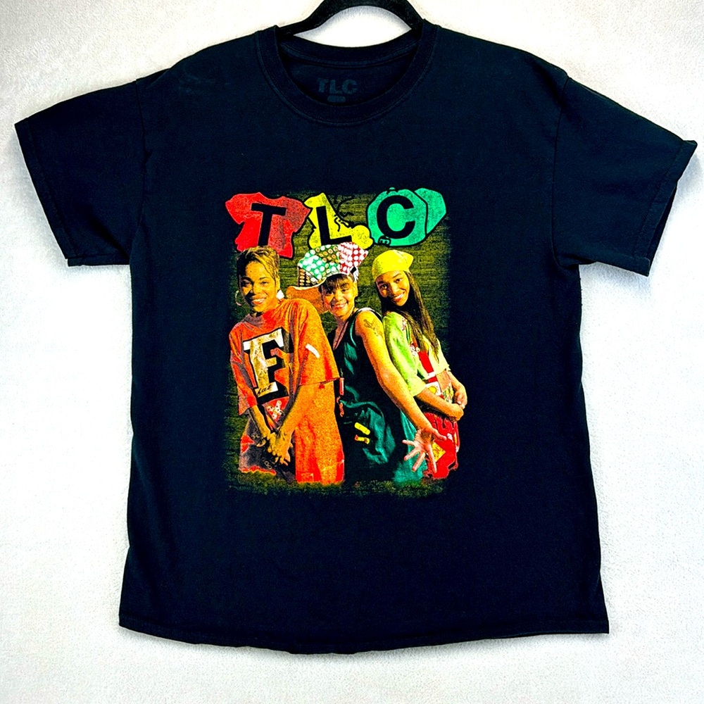 TLC No Scrubs Group Music T-Shirt Unisex Size Large